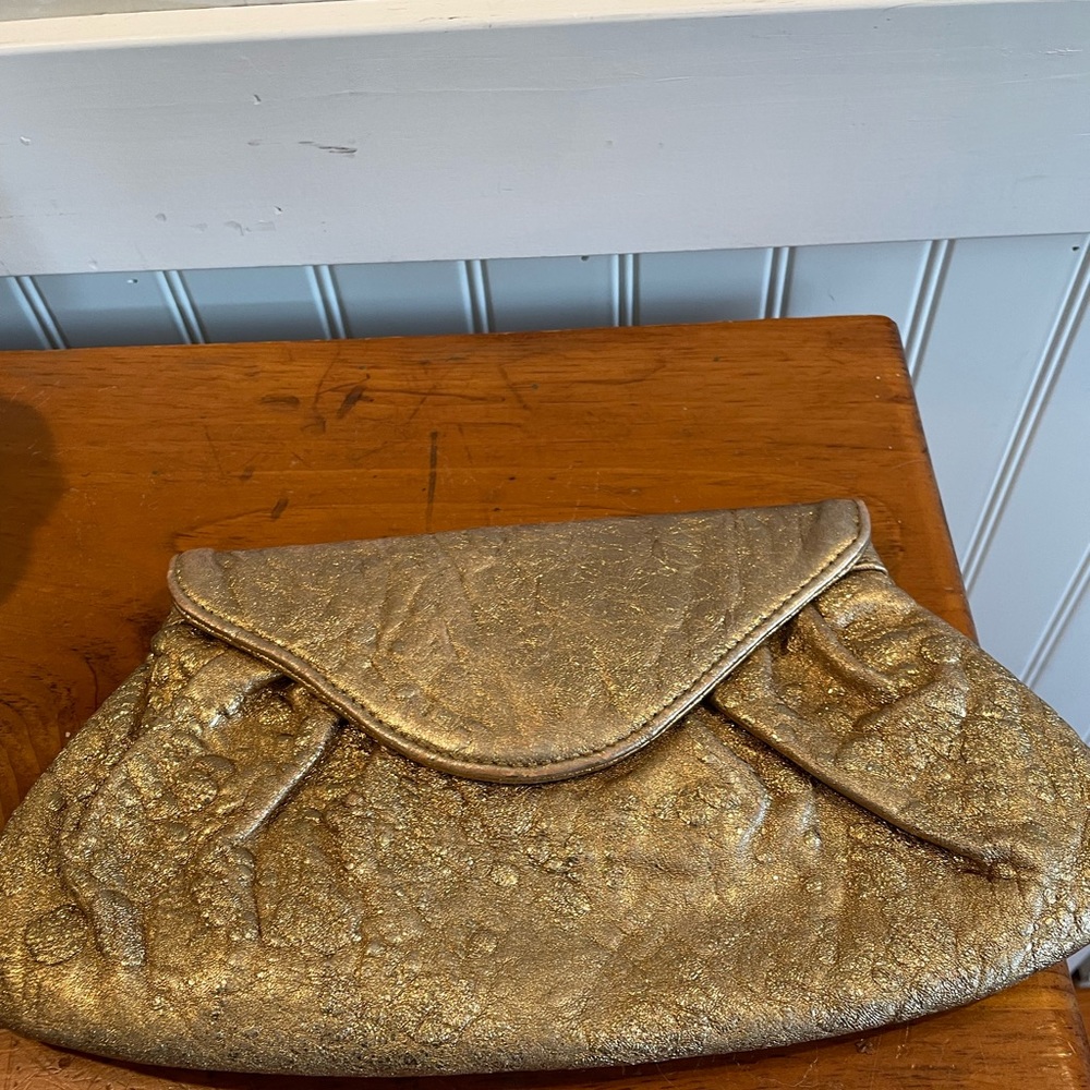 Beautiful gold evening bag